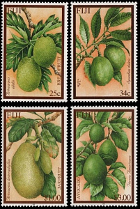 Фиджи, Фрукты, 2002, 4 марки